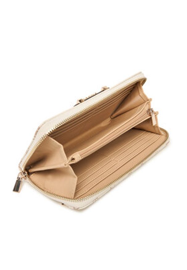 Guess Duży Portfel Damski Silia Slg SWGP98 90146 Écru. Materiał: skóra