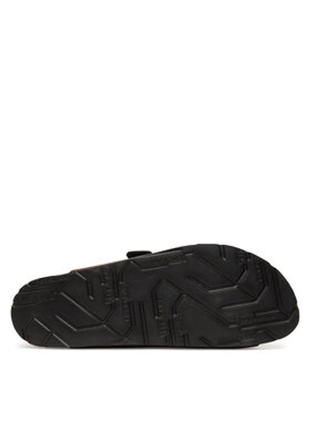 Pepe Jeans Klapki PMS90108 Brązowy. Kolor: brązowy. Materiał: skóra