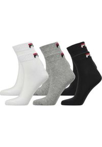 Fila Quarter skarpety 6-pack Unisex 43-46. Kolor: czarny, szary, wielokolorowy #1