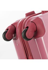 Wittchen - Zestaw walizek z ABS-u z nadrukiem różowy. Kolor: różowy. Materiał: guma. Wzór: nadruk. Styl: wakacyjny #3