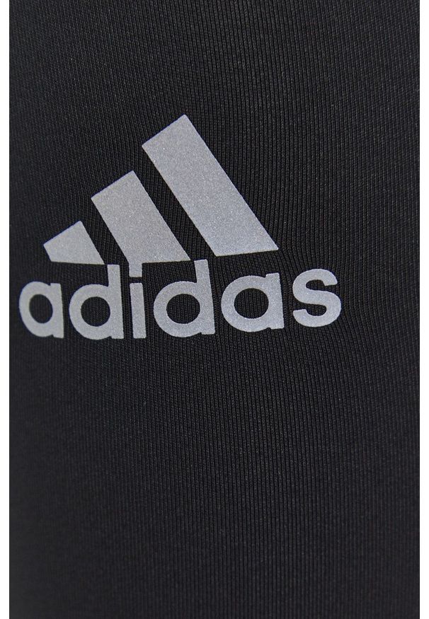 adidas Performance - Adidas Performance - Legginsy. Kolor: czarny. Materiał: dzianina. Wzór: gładki