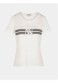 Morgan T-Shirt 241-DONNA Biały Regular Fit. Kolor: biały. Materiał: bawełna #4