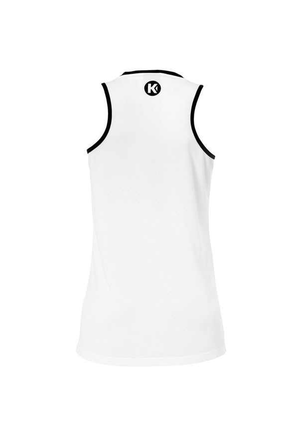 KEMPA - Damska koszulka typu tank top Kempa Player. Kolor: biały, czarny, wielokolorowy. Wzór: kolorowy. Sport: koszykówka
