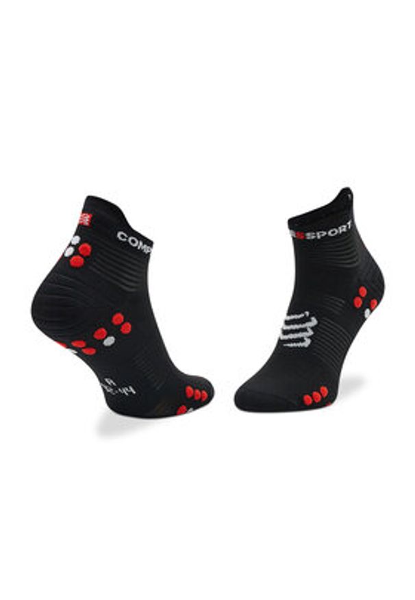Compressport Skarpety wysokie unisex Pro Racing Socks V4.0 Run Low XU00047B_906 Czarny. Kolor: czarny. Materiał: materiał