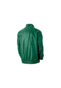 Nike - Kurtka męska nike nba boston celtics lightweight courtside jacket clover. Kolor: zielony. Sport: bieganie