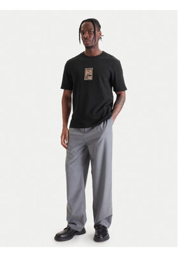 Hugo - HUGO T-Shirt Dobul 50558407 Czarny Relaxed Fit. Kolor: czarny. Materiał: bawełna