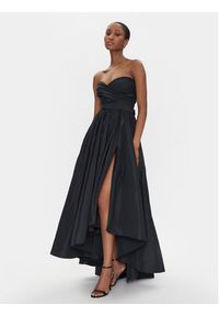 Pinko - PINKO Sukienka wieczorowa 104937 Y3LE Czarny Regular Fit. Kolor: czarny. Materiał: syntetyk. Styl: wizytowy