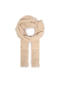 TOMMY HILFIGER - Tommy Hilfiger Szalik Cable Enamel AW0AW17793 Beżowy. Kolor: beżowy. Materiał: poliamid, nylon #1