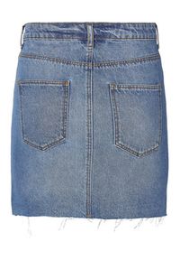 Noisy may - Noisy May Spódnica jeansowa April 27025188 Granatowy Regular Fit. Kolor: niebieski. Materiał: bawełna, jeans