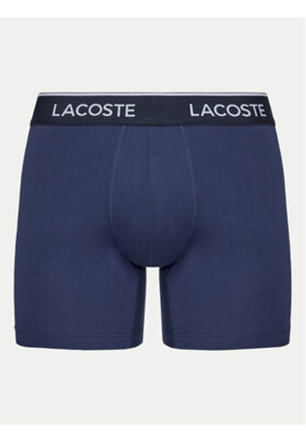 Lacoste Komplet 3 par bokserek 6H3420 Kolorowy. Materiał: bawełna. Wzór: kolorowy