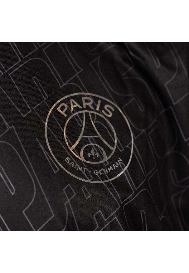 PARIS SAINT GERMAIN - Koszulka Piłkarska Męska PSG. Kolor: czarny. Sport: piłka nożna