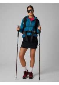 4f - 4F Spódnica trekkingowa szybkoschnąca damska - czarna XS. Kolor: czarny. Materiał: tkanina, włókno, materiał. Sezon: lato #1