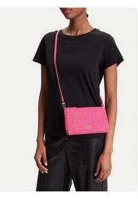 Pinko - PINKO Torebka Flat Horizontal Mini PE 25 PCPL 104277 A2CF Różowy. Kolor: różowy. Materiał: skórzane #5