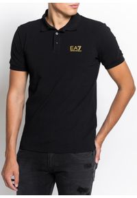 Koszulka męska Polo EA7 Emporio Armani (8NPF04 PJM5Z 0208). Okazja: na co dzień. Typ kołnierza: polo. Kolor: czarny. Materiał: bawełna. Styl: klasyczny, casual, sportowy #3