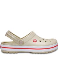 Chodaki Crocs Crocband. Kolor: biały, wielokolorowy, beżowy. Materiał: materiał, syntetyk