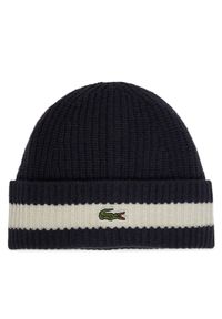 Czapka Lacoste. Kolor: niebieski