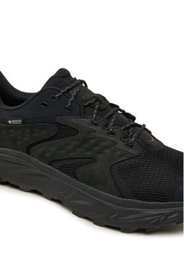 HOKA - Hoka Trekkingi Anacapa 2 Low GTX GORE-TEX 1141632 Czarny. Kolor: czarny. Materiał: materiał. Technologia: Gore-Tex. Sport: turystyka piesza