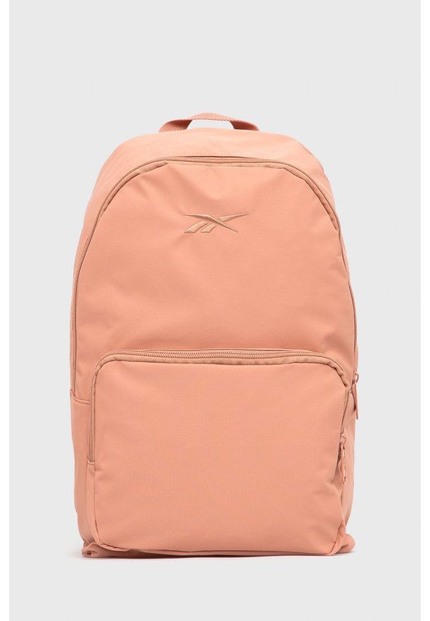 Reebok Classic plecak damski kolor pomarańczowy duży gładki. Kolor: pomarańczowy. Materiał: poliester. Wzór: gładki