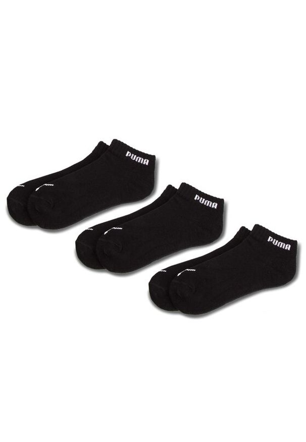 Puma Skarpety krótkie 90682901 Czarny. Kolor: czarny. Materiał: materiał