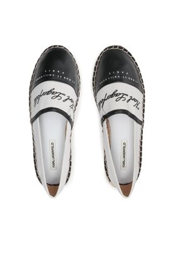 Karl Lagerfeld - KARL LAGERFELD Espadryle KL80123 Écru. Materiał: materiał