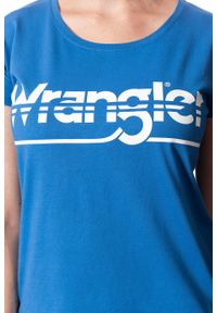 Wrangler - WRANGLER T SHIRT DAMSKI SS GRAPHIC TEE DEEP WATER W7Z02EVDF #5