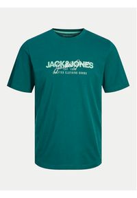 Jack & Jones - Jack&Jones T-Shirt Alvis 12256803 Zielony Standard Fit. Kolor: zielony. Materiał: bawełna #4