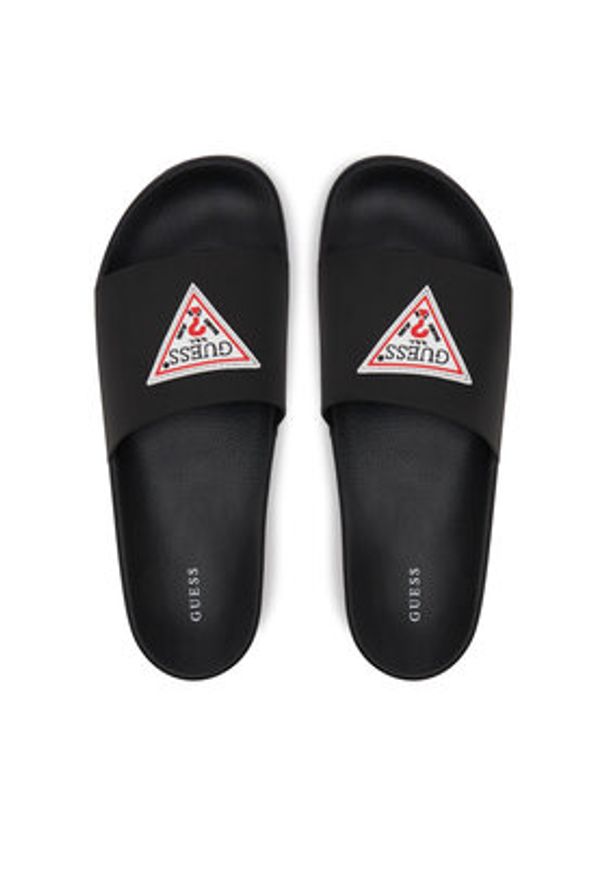 Guess Klapki FMJTOT ELL19 Czarny. Kolor: czarny