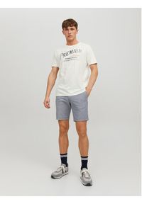 Jack & Jones - Jack&Jones Szorty materiałowe Dave 12229629 Niebieski Regular Fit. Kolor: niebieski. Materiał: bawełna