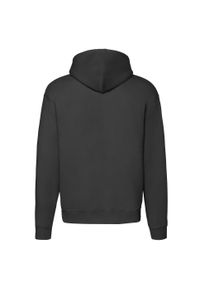 FRUIT OF THE LOOM - Kurtka Z Kapturem Premium Dla Dorosłych Unisex. Typ kołnierza: kaptur. Kolor: czarny