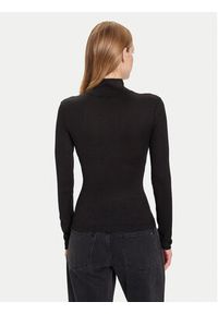 Guess Golf W4BP14 KCGM2 Czarny Slim Fit. Typ kołnierza: golf. Kolor: czarny. Materiał: syntetyk