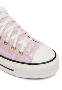 Converse Trampki Chuck Taylor All Star Lift Platform Heathered Glam​ A17595C Różowy. Kolor: różowy. Materiał: materiał. Obcas: na platformie #4
