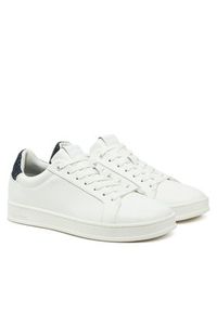 Calvin Klein Sneakersy Low Top Lace Up Woven HM0HM01767 Biały. Kolor: biały. Materiał: skóra #4