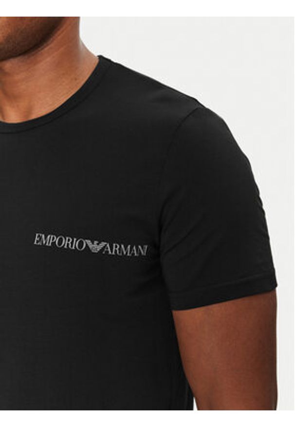 Emporio Armani Underwear Komplet t-shirtów EM000391 AF10779 MC108 Czarny Regular Fit. Kolor: czarny. Materiał: bawełna
