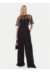 TwinSet - TWINSET Kombinezon 252TT2340 Czarny Wide Leg. Kolor: czarny. Materiał: syntetyk #3