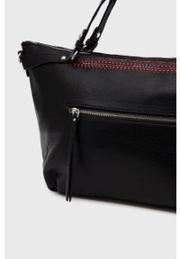 Desigual torebka 22SAXP96 kolor czarny. Kolor: czarny. Rodzaj torebki: na ramię #5