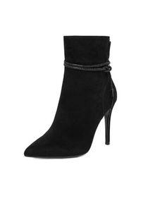 Eva Minge Botki EO-EVA-H1092-1 Czarny. Kolor: czarny. Materiał: zamsz, skóra #2