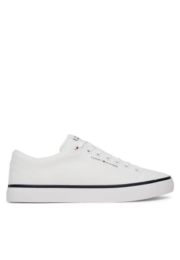 TOMMY HILFIGER - Tommy Hilfiger Tenisówki Hi Vulc Core Low Ii Mesh FM0FM05513 Biały. Kolor: biały. Materiał: materiał