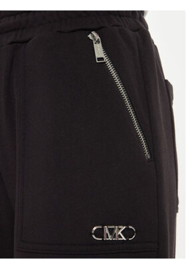 MICHAEL Michael Kors Joggery MT430P24MY Czarny Slouchy Fit. Kolor: czarny. Materiał: bawełna