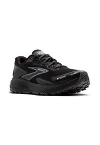 Buty do biegania męskie Brooks Divide 5 Gtx. Zapięcie: sznurówki. Kolor: czarny. Materiał: materiał, syntetyk, tkanina. Szerokość cholewki: normalna. Sport: bieganie