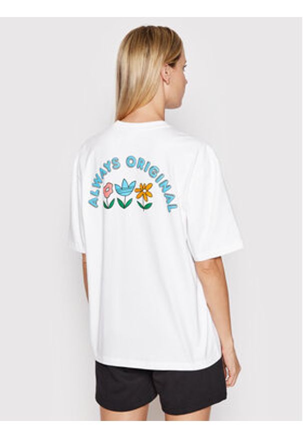 Adidas - adidas T-Shirt Always Original Graphic HF2019 Biały Loose Fit. Kolor: biały. Materiał: bawełna