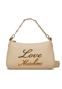 Love Moschino - LOVE MOSCHINO Torebka JC4313PP0LKK0110 Beżowy. Kolor: beżowy. Materiał: skórzane