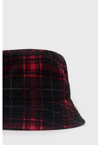 Fila Kapelusz kolor czerwony bawełniany. Kolor: czerwony. Materiał: bawełna #3