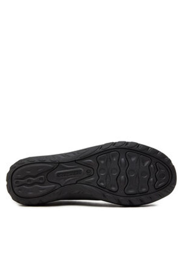 skechers - Skechers Półbuty 158698/BBK Czarny. Kolor: czarny. Materiał: materiał