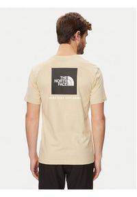 The North Face T-Shirt Redbox NF0A87NP Beżowy Regular Fit. Kolor: beżowy. Materiał: bawełna #4