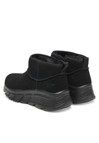 skechers - Skechers Śniegowce Bobs B Flex Hi 117390/BBK Czarny. Kolor: czarny. Materiał: zamsz, skóra #3