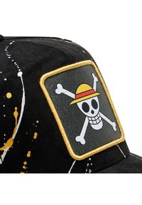 CapsLab - Capslab Czapka z daszkiem One Piece Capslab Trucker CL/OP/TAG/1/LOG1 Czarny. Kolor: czarny. Materiał: materiał, bawełna