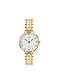 Daniel Wellington Zegarek Petite Roman Numerals DW00100857 Złoty. Kolor: złoty
