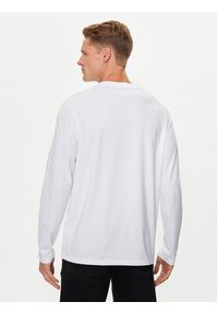 Karl Lagerfeld - KARL LAGERFELD Longsleeve 755405 543221 Biały Slim Fit. Typ kołnierza: dekolt w karo. Kolor: biały. Materiał: bawełna. Długość rękawa: długi rękaw #5