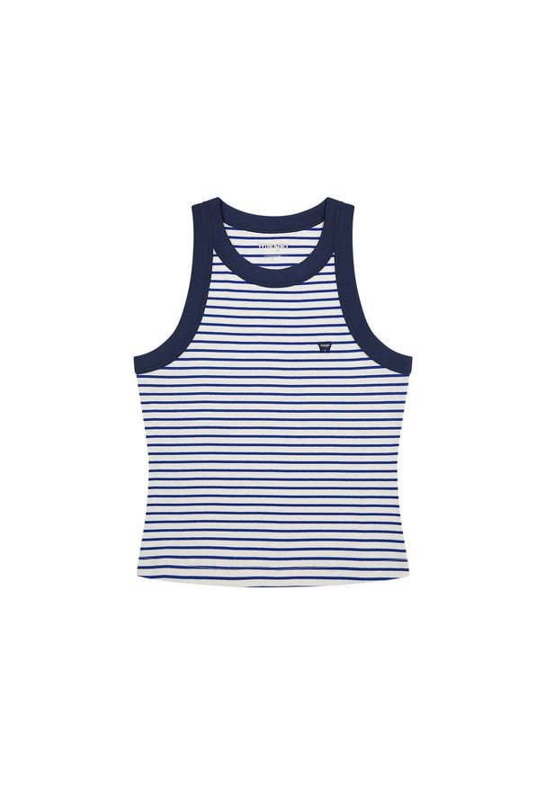 Wrangler - DAMSKA KOSZULKA WRANGLER RINGER TANK MAZARINE BLUE 112362567