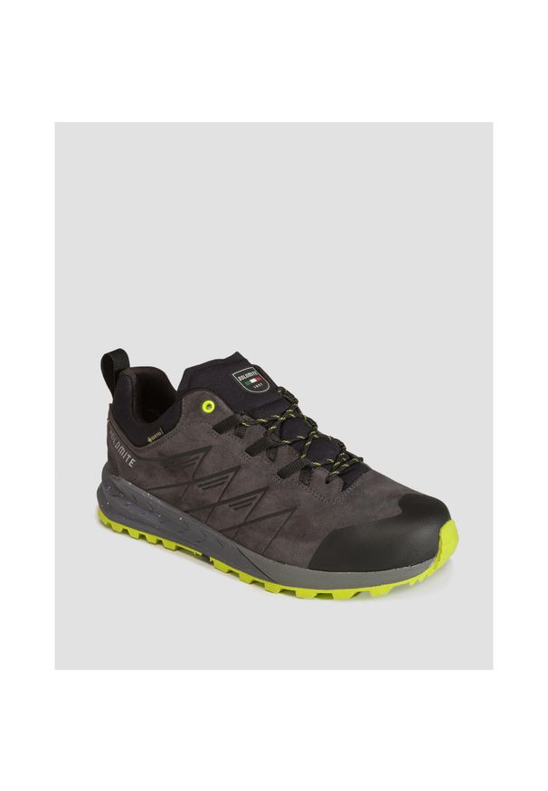 Buty męskie Dolomite CRODA NERA GTX. Kolor: wielokolorowy, szary, żółty, zielony. Sport: turystyka piesza